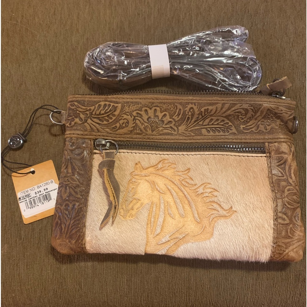 Western Leather Crossbody Purse